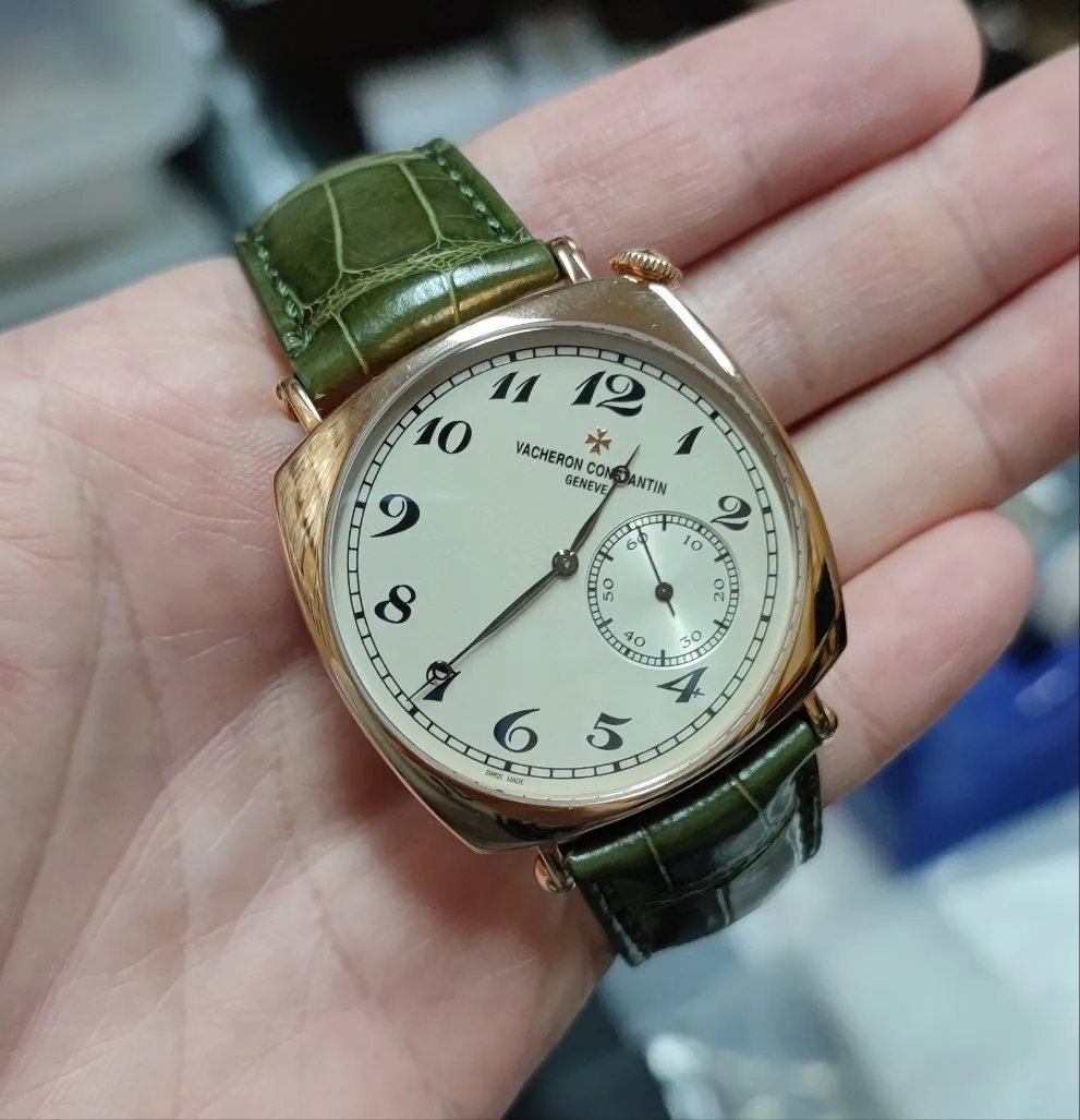 20mm, 22mm Bright Grass Green Alligator Leather Watch Strap