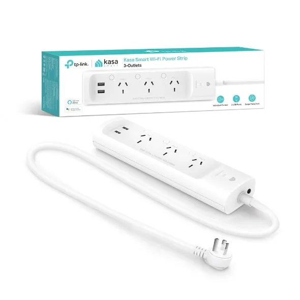 3 Outlets Smart Wifi Power Strip, 2 Usb