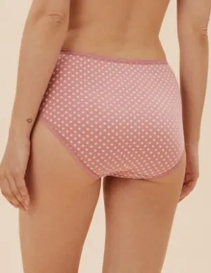 5pk Cotton Rich Lycra® Midi Knickers