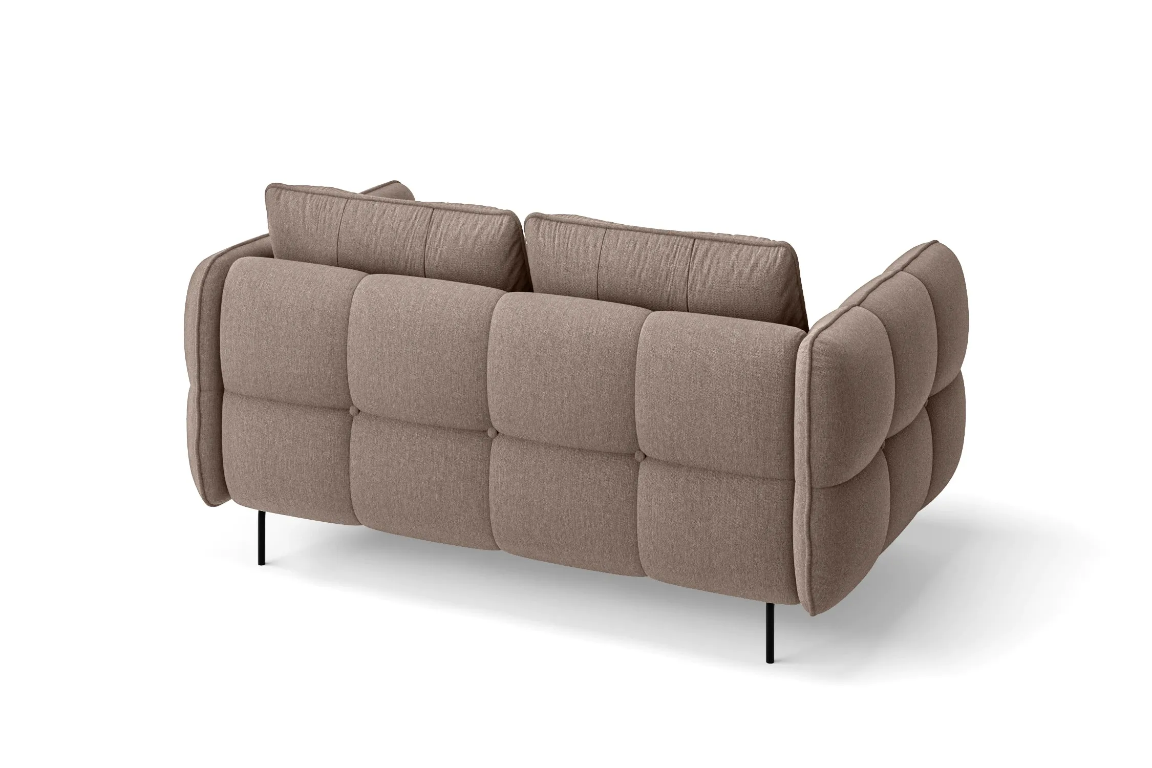 Anzio 2 Seater Sofa Caramel Linen Fabric