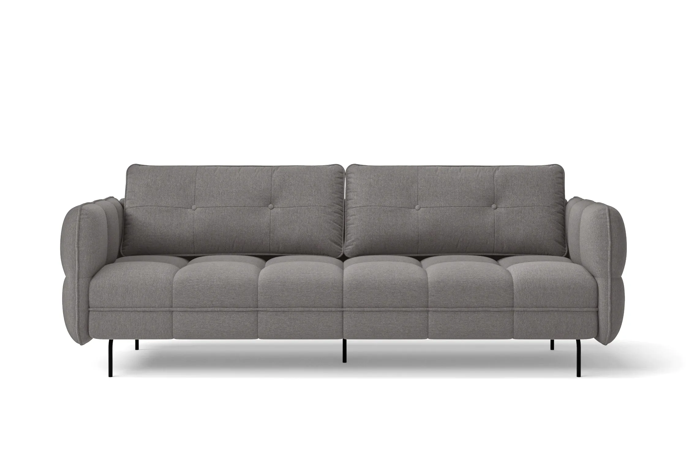 Anzio 3 Seater Sofa Grey Linen Fabric