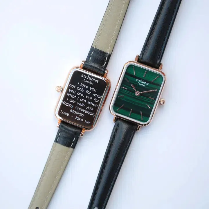 Architēct Lille - Personalised Ladies' Watch - Pine Green