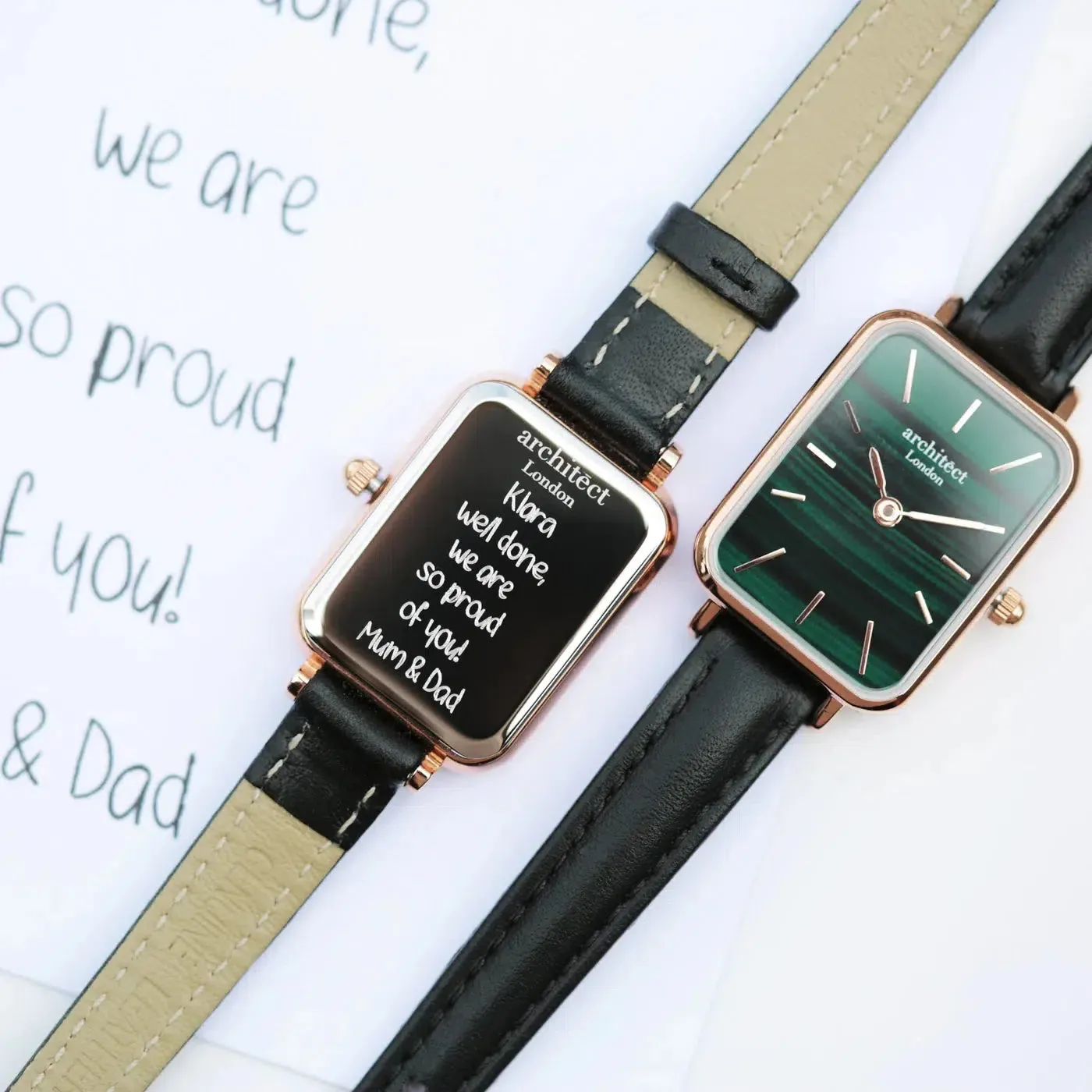 Architēct Lille - Personalised Ladies' Watch - Pine Green