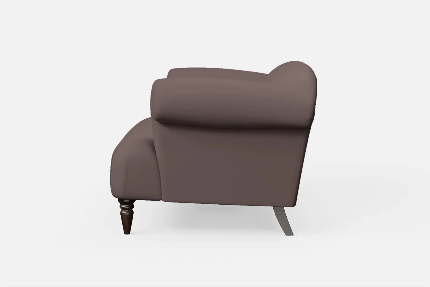 Barberton 2 Seater Sofa Rose Taupe Leather