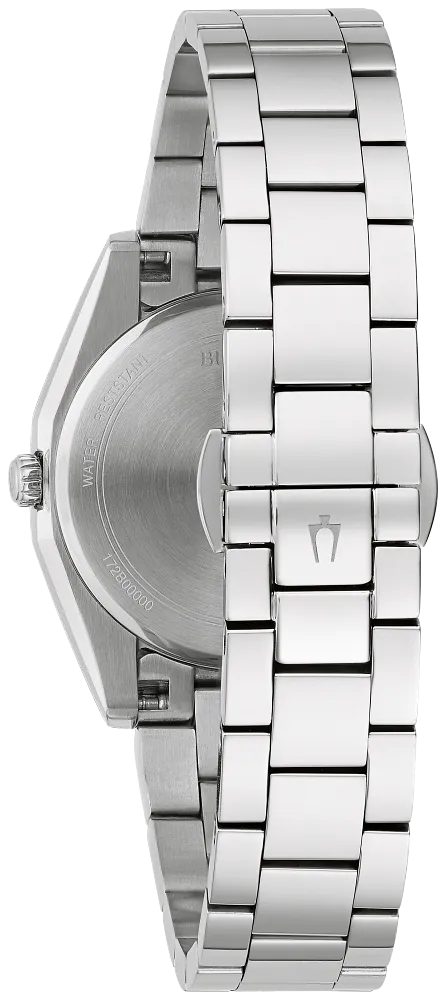 Bulova Surveyor Diamond Blue Dial Ladies Watch 96P229