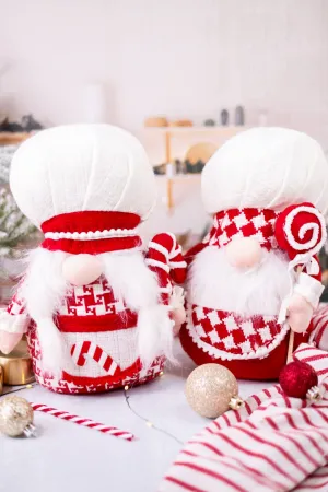 Christmas Chef Plush Gnome Sitters (2 Styles) FINAL SALE