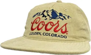 Coors Banquet Courduroy Hat Gold
