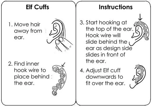 Elf Cuff Cthulhu - Silver