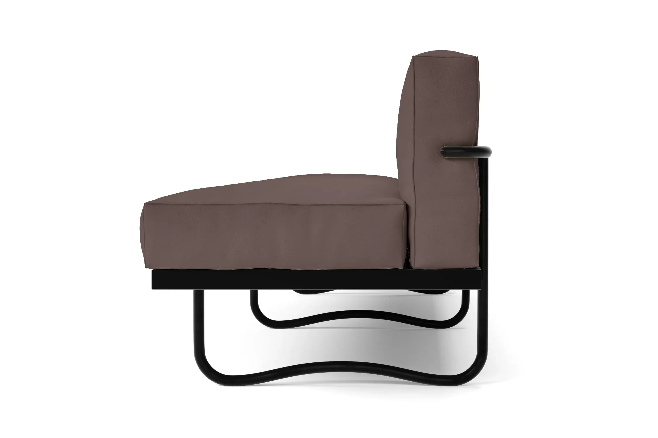 Emilia 3 Seater Sofa Rose Taupe Leather