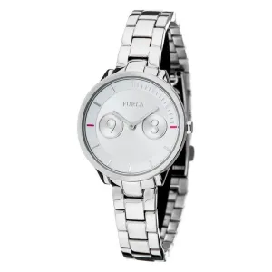 Furla Silver Steel Watch