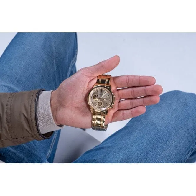 Gents Spec Stainless Steel Gold Tone Watch GW0490G2