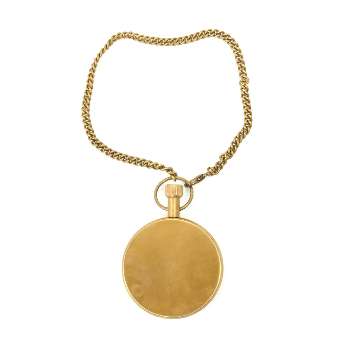 German WWII Style Brass Pocket Watch