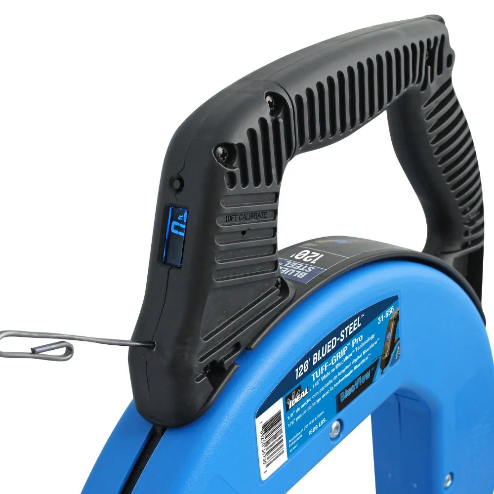 Ideal 31-656 120' Blued-Steel Fish Tape w/BlueView Display