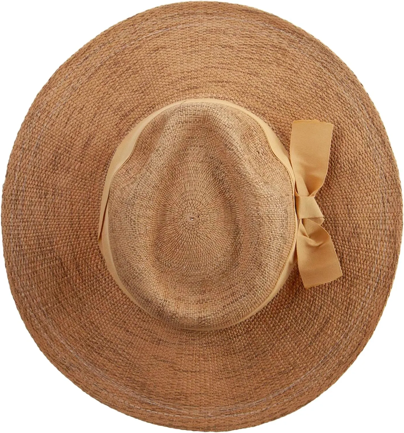 Jeanne Simmons Women's Flat Brim Woven Paper Fedora Hat