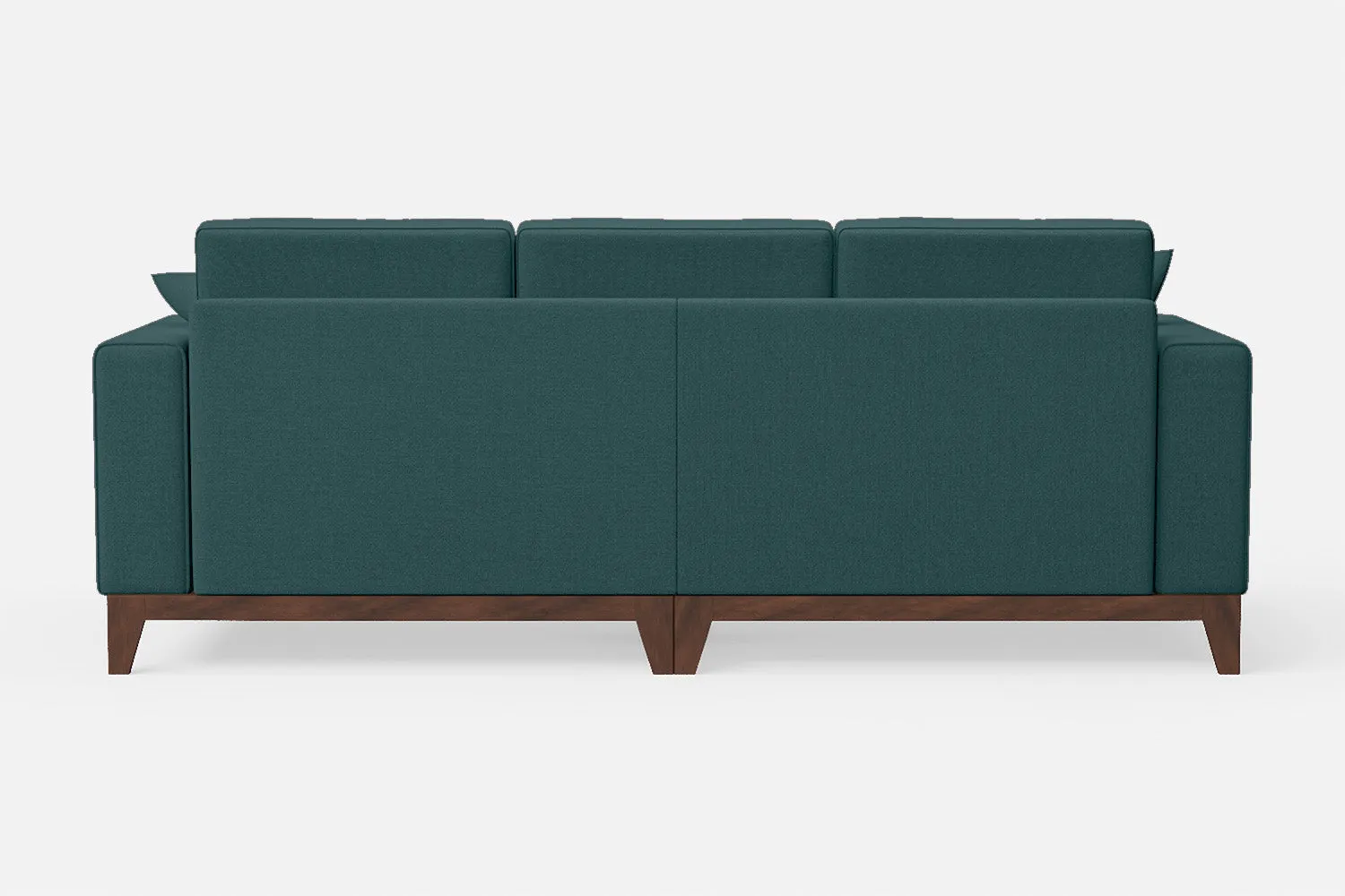 Lucca 3 Seater Sofa Teal Linen Fabric