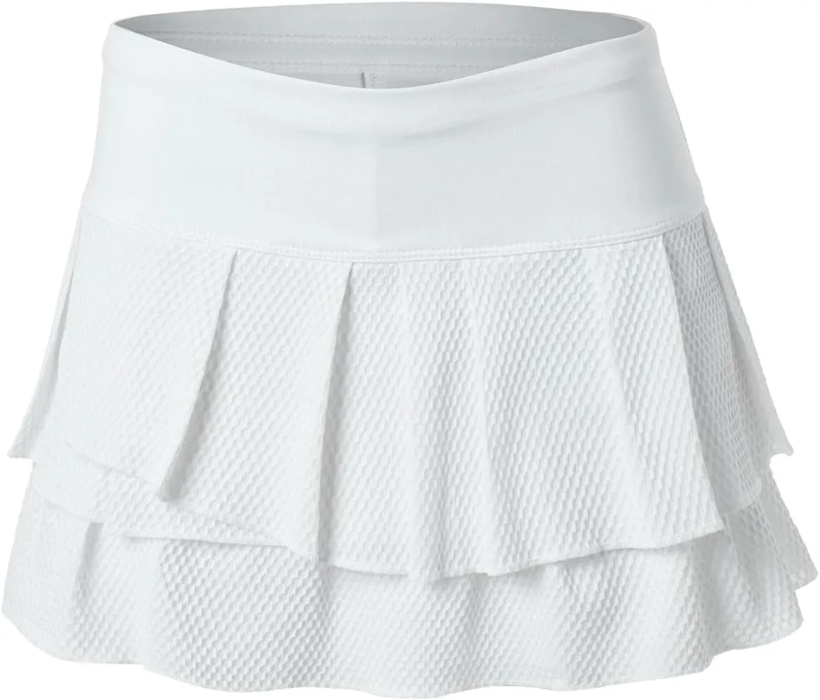 Lucky In Love Wavy Pleat Tier Skort