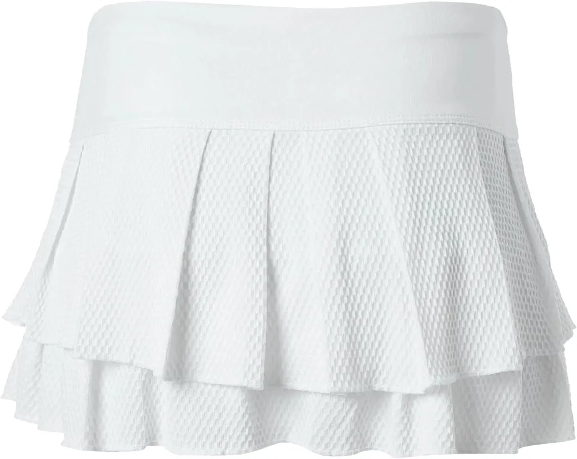 Lucky In Love Wavy Pleat Tier Skort