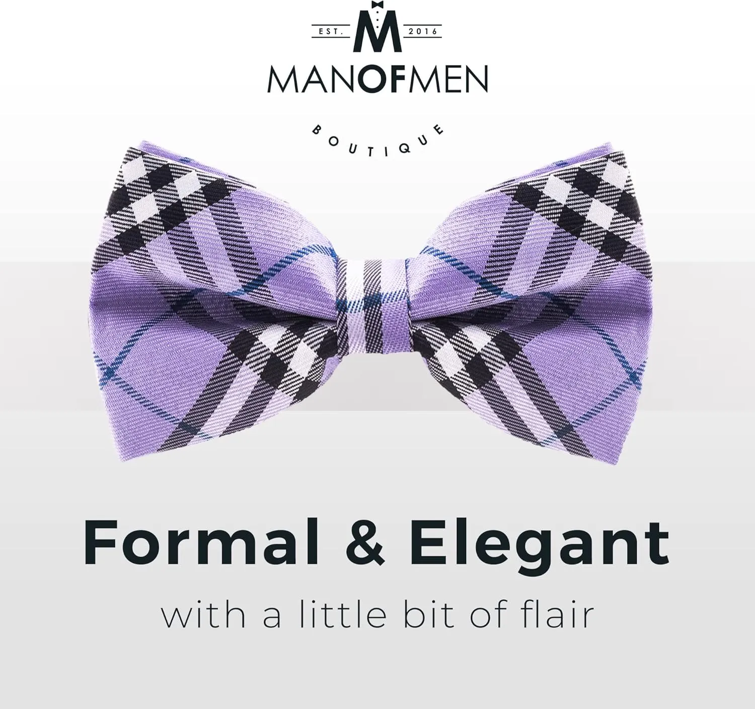 Man of Men - Bow Tie - Plaid Bow Ties for Men - Bowties Men