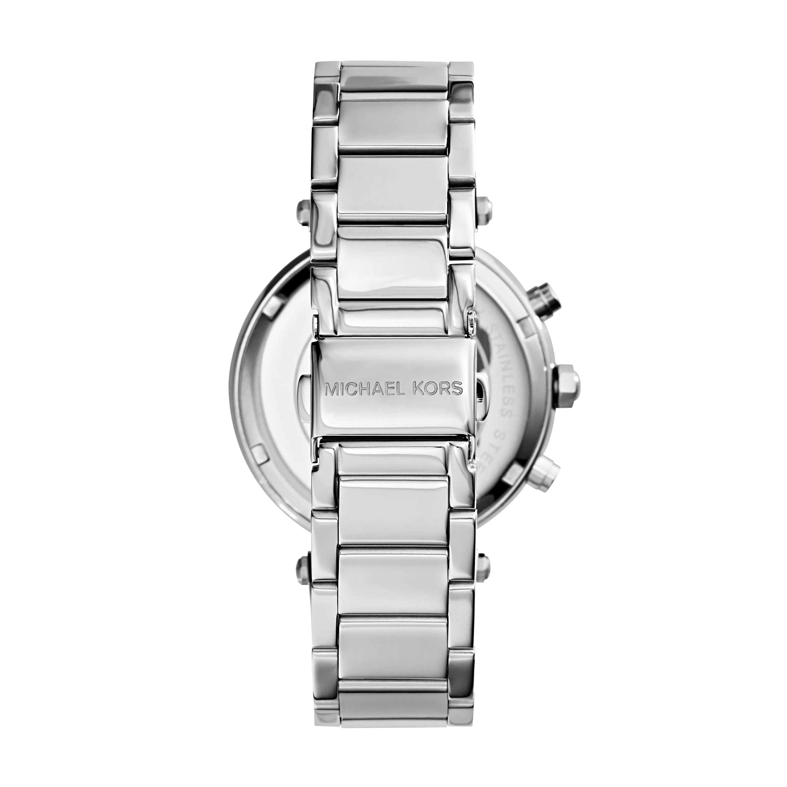 Michael Kors Silver-Tone Glitz Parker Watch MK5353