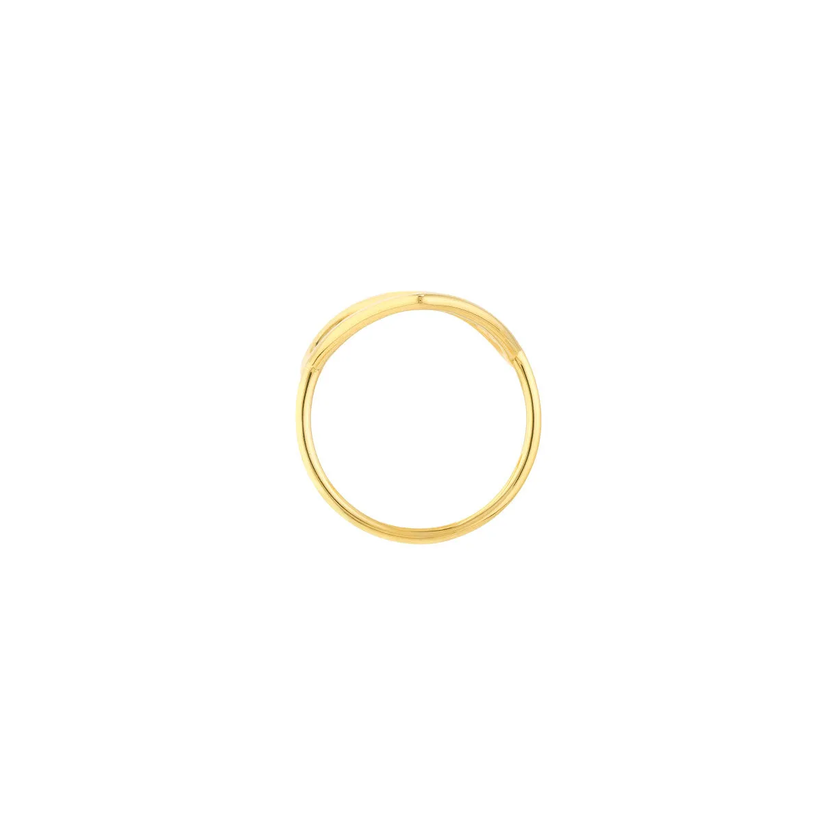 Organic Open Heart Ring