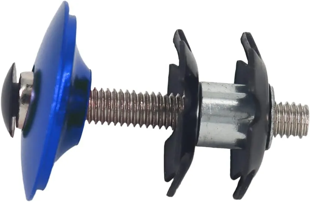 PLATT Bike Headset Top Cap Aluminum Alloy Headset Star Nut Stem Cap Fits 1-1/8" Stems and Forks