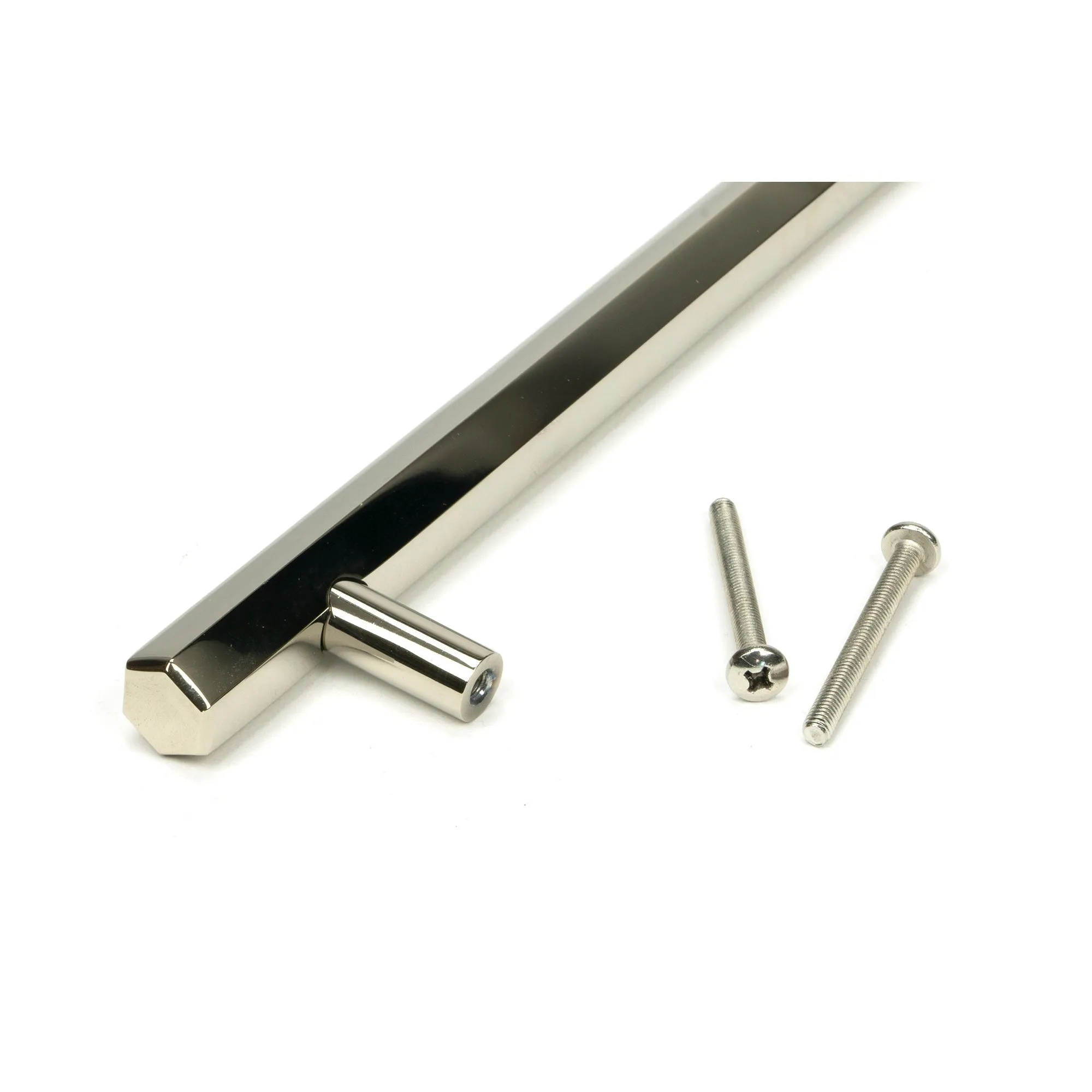 Polished Nickel Kahlo Pull Handle - Large | From The Anvil