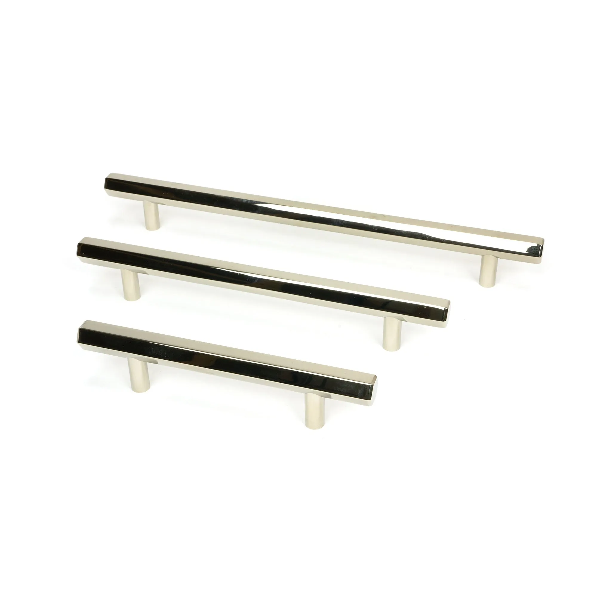 Polished Nickel Kahlo Pull Handle - Large | From The Anvil