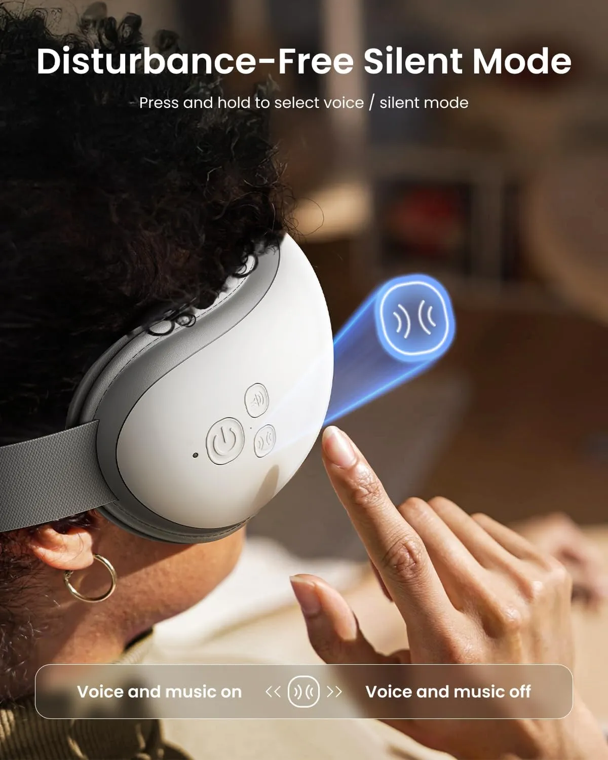 RENPHO Eyeris 1 Eye Massager with Heat, Fathers Day Birthday Gifts for Mom Dad Women Men Her Him, FSA HSA Eligible Sleep Mask, Smart Eye Mask for Relax, Reduce Strain