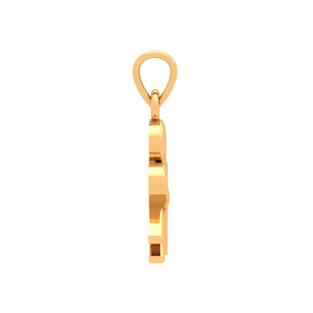 Shree Motif 18k Gold  Pendant For You From Online Exclusive Collection