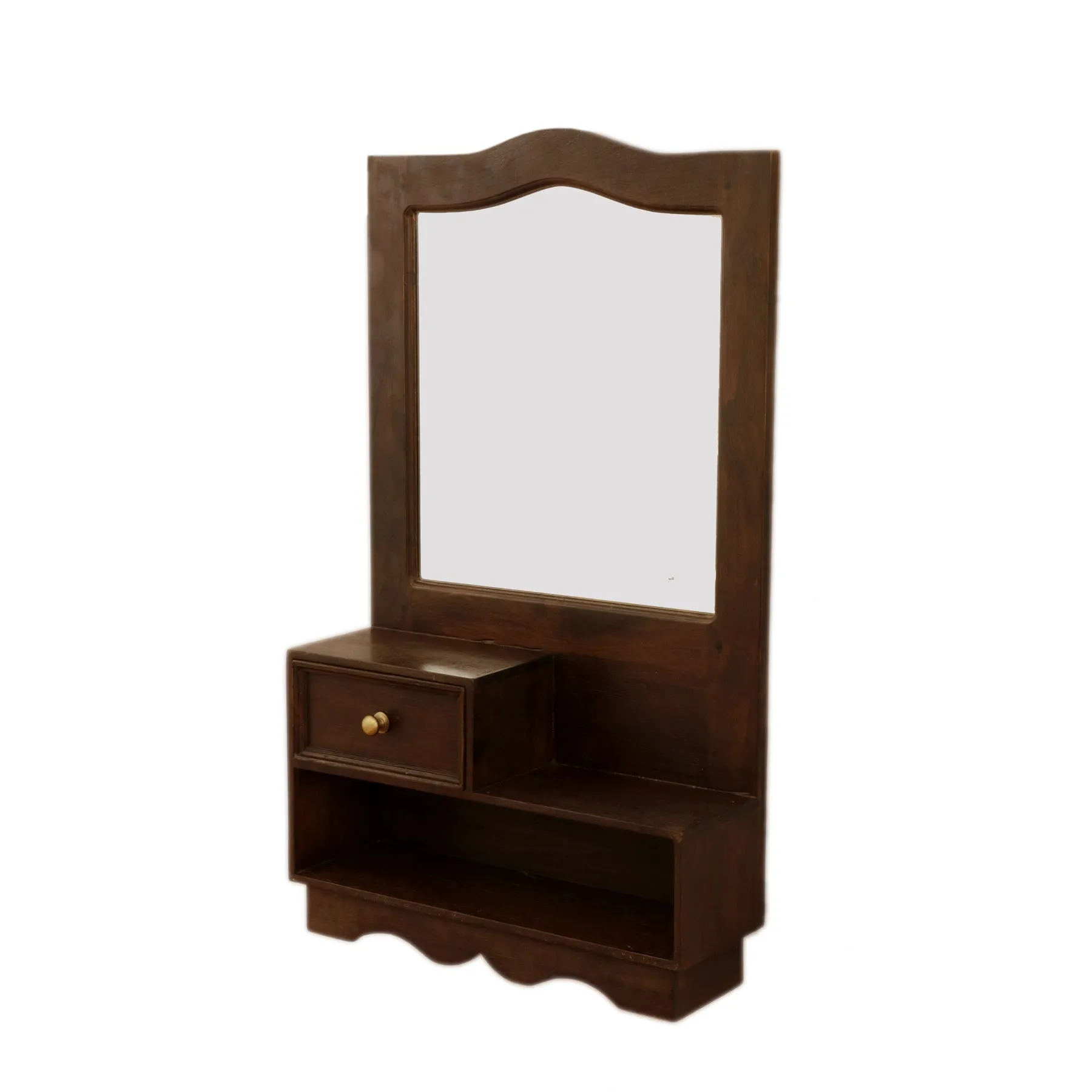 Single Drawer Hanging Dresser & Mirror