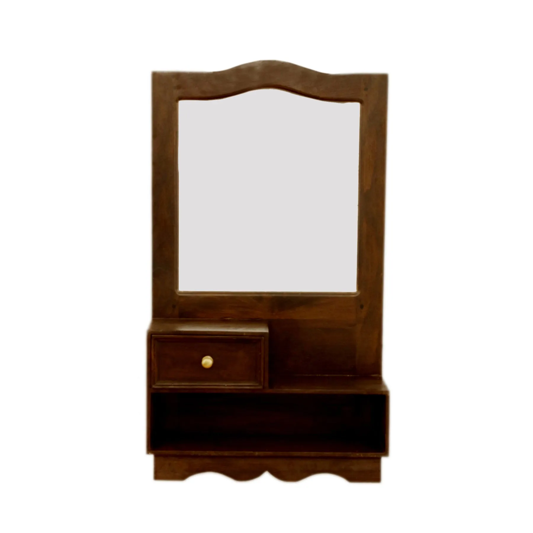 Single Drawer Hanging Dresser & Mirror