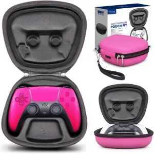 sisma Carry Case Compatible with PS5 DualSense Wireless Controller, PlayStation 5 Controller Holder Travel Safekeeping Protective Case Storage Bag