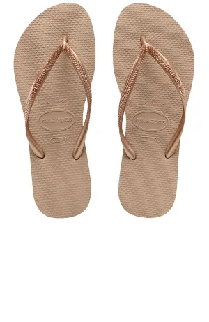 Slim Metallic Rose Gold Female