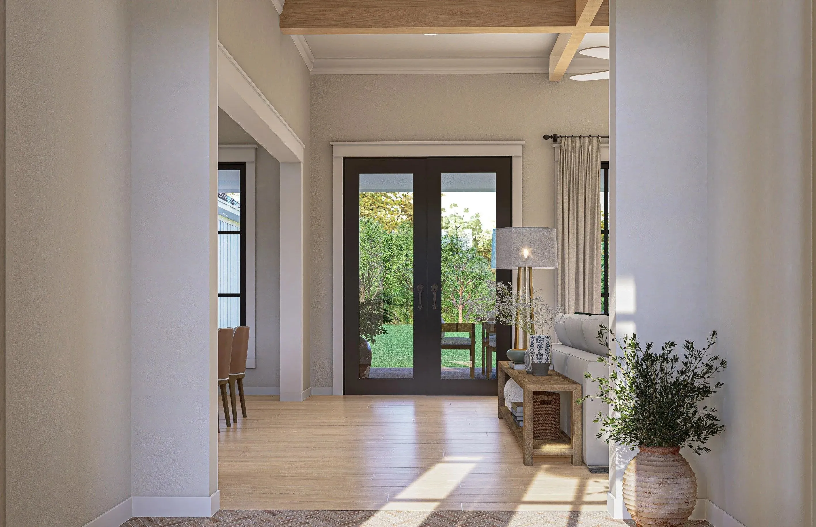 Stylish 3-bedroom retreat with elegant design and inviting outdoor spaces