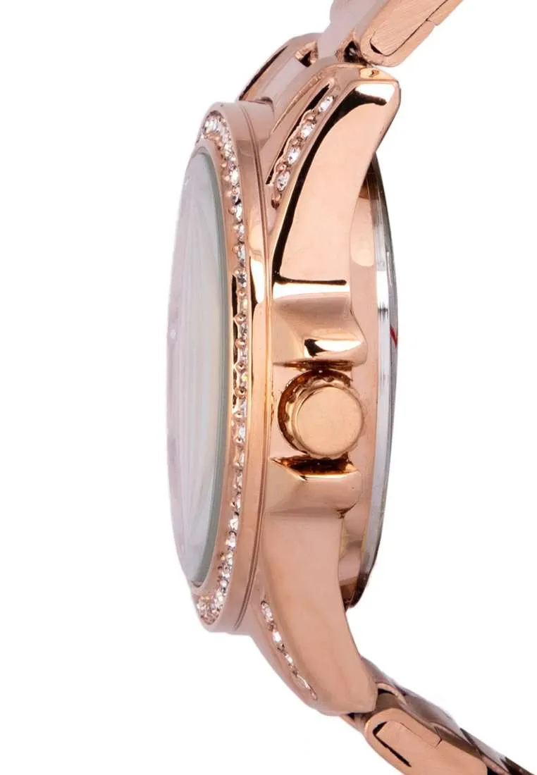 Valentino 20122290-SILVER DIAL Rose Gold Stainless Steel Watch for Women
