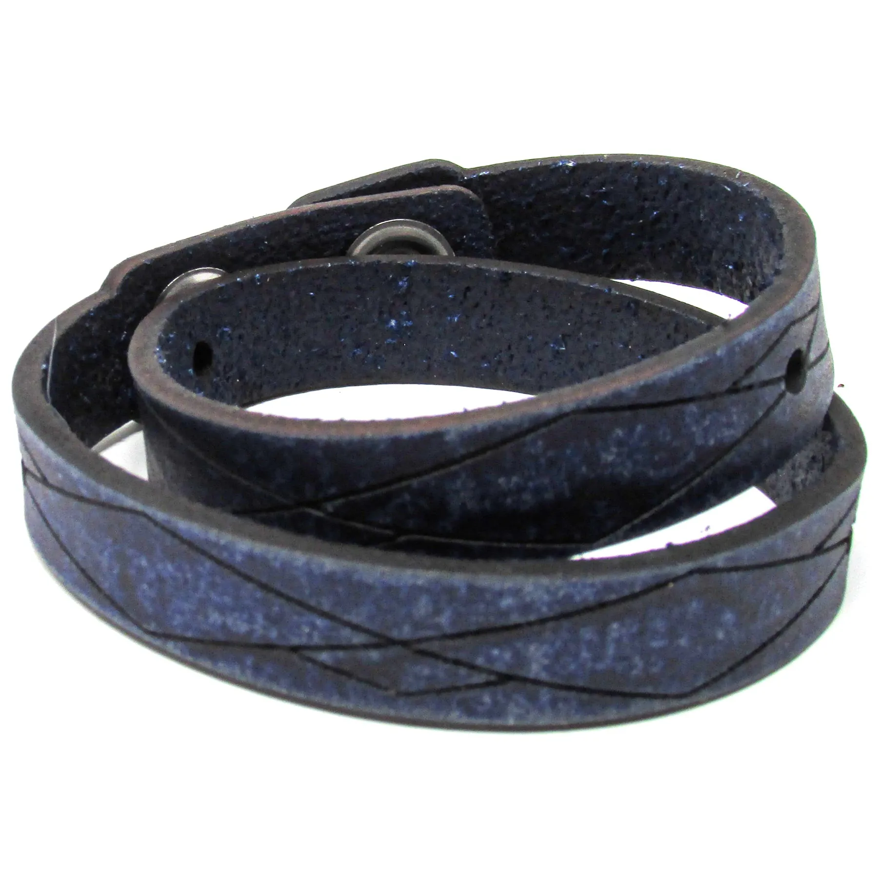 Women's Leather Wrap - Unbalanced Wrap