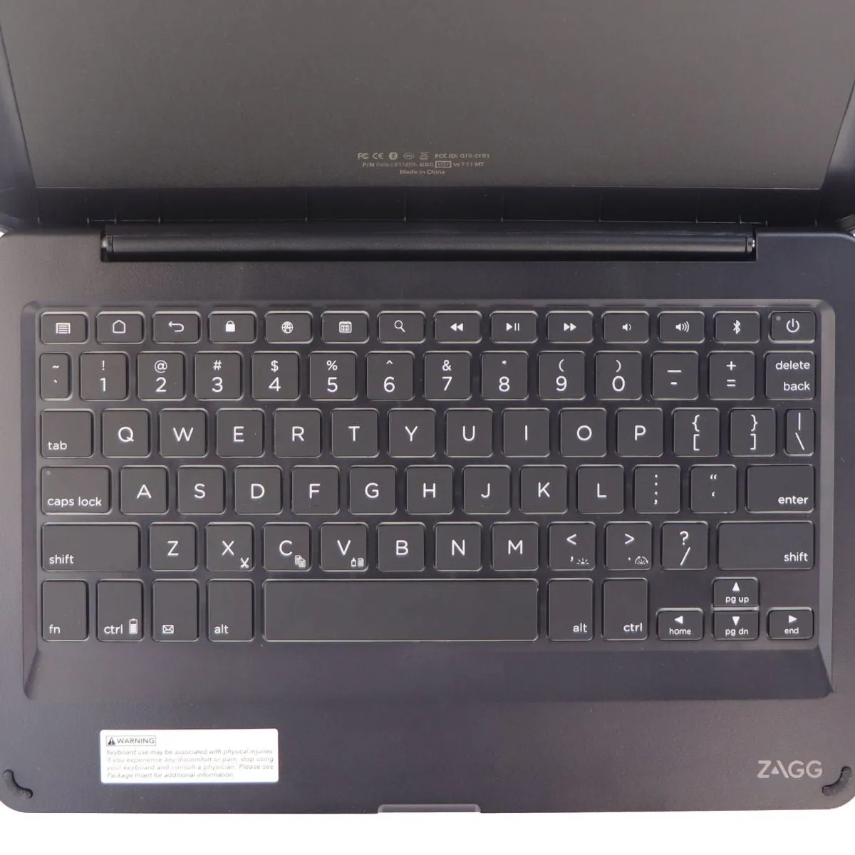 ZAGG Folio Series Wireless Tablet Keyboard and Case for Ellipsis 10 HD - Black